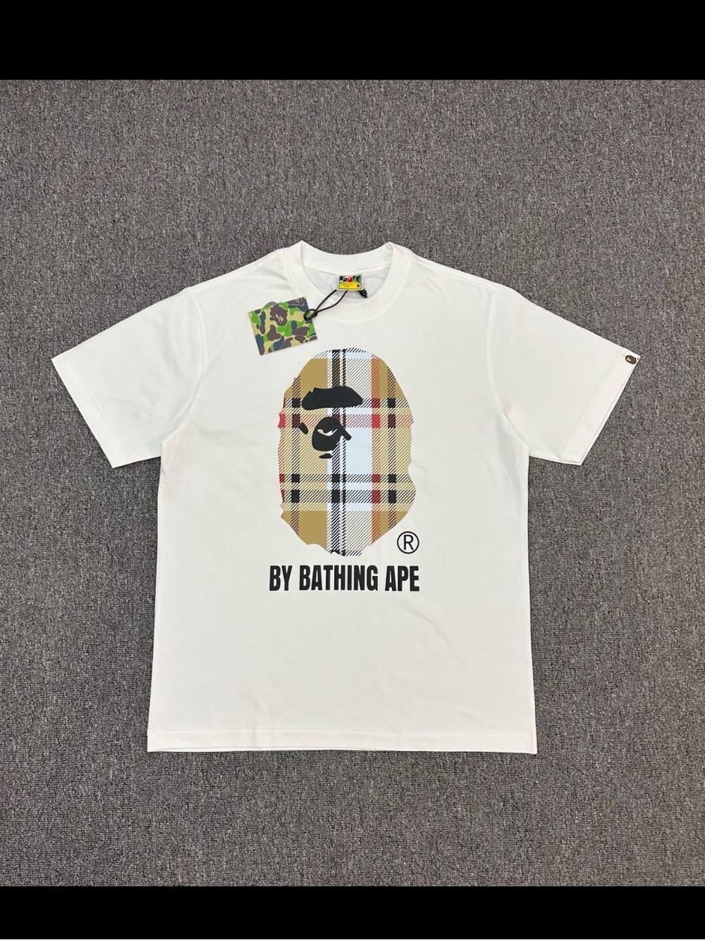 BAPE x Burberry white tee
